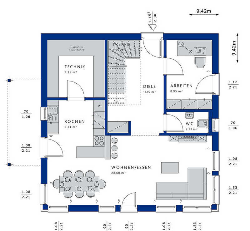 Bien-Zenker-Häuser-Einfamilienhaus-Evolution-143-V4-Grundriss-EG
