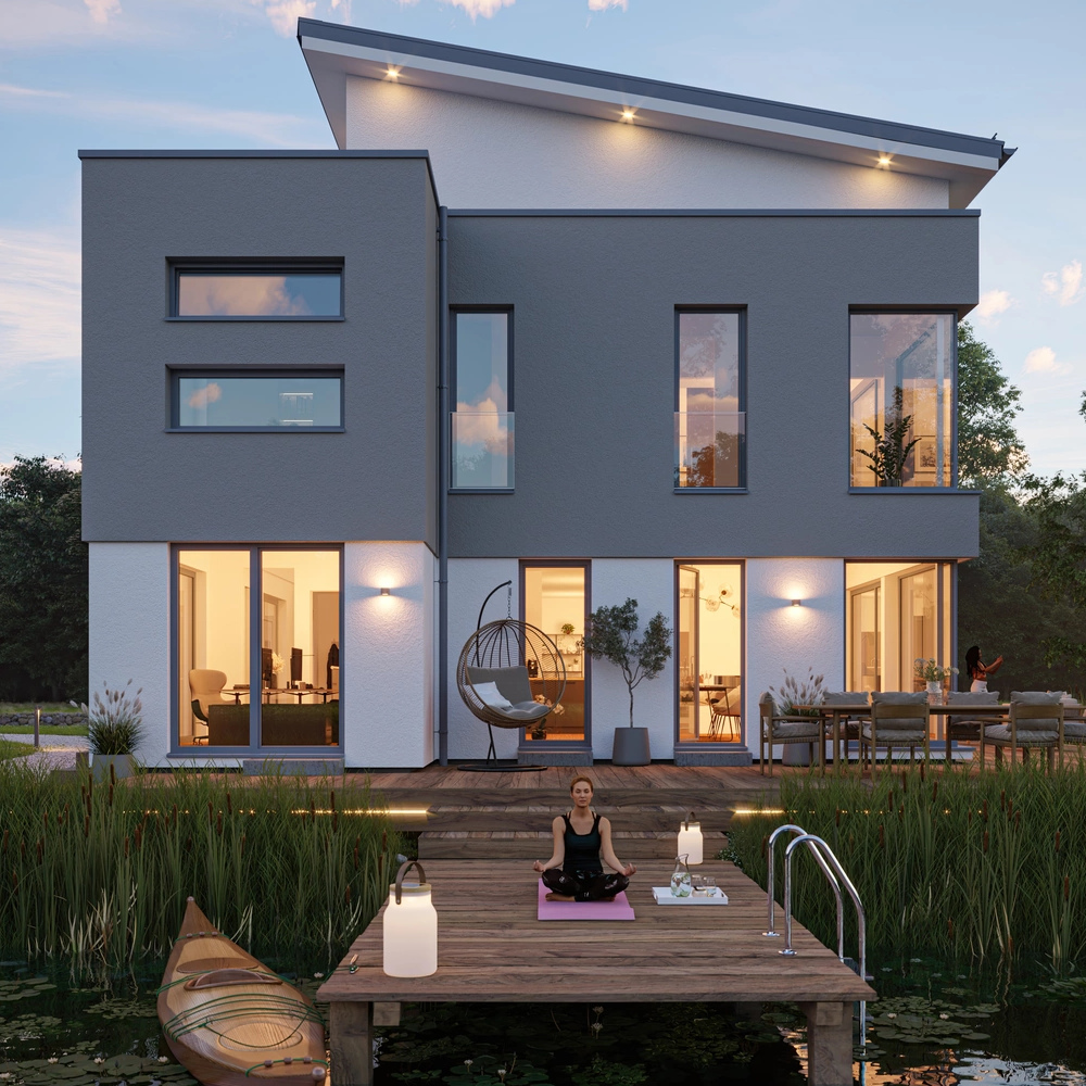 Wohnkomfort und Architektur in Harmonie – Ihr Plus-Energie-Haus von Bien-Zenker