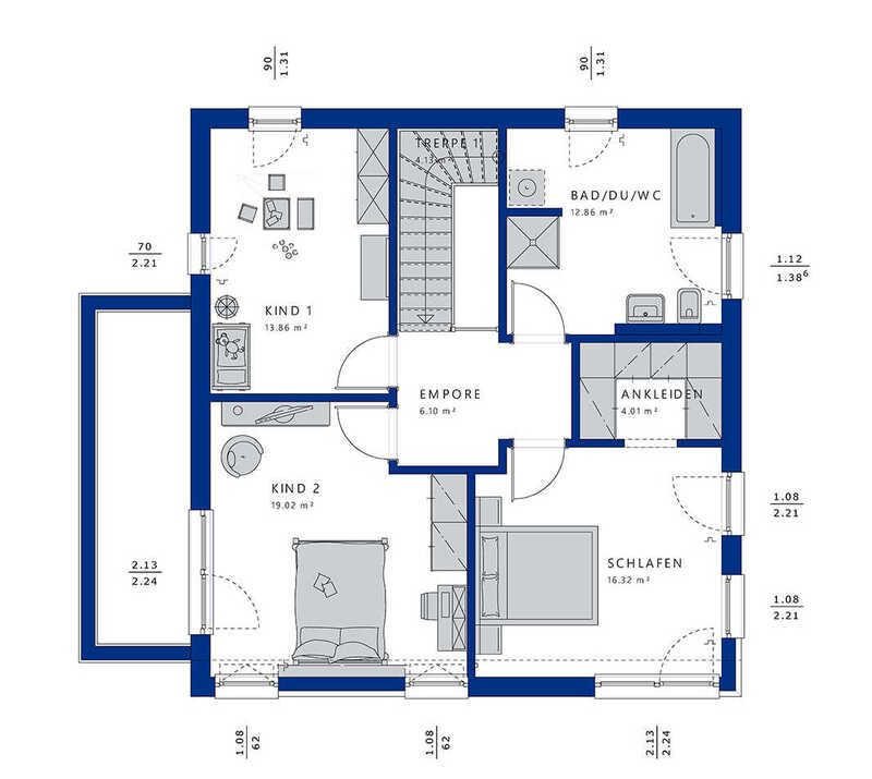 Bien-Zenker-Häuser-Einfamilienhaus-Evolution-143-V7-Grundriss-OG