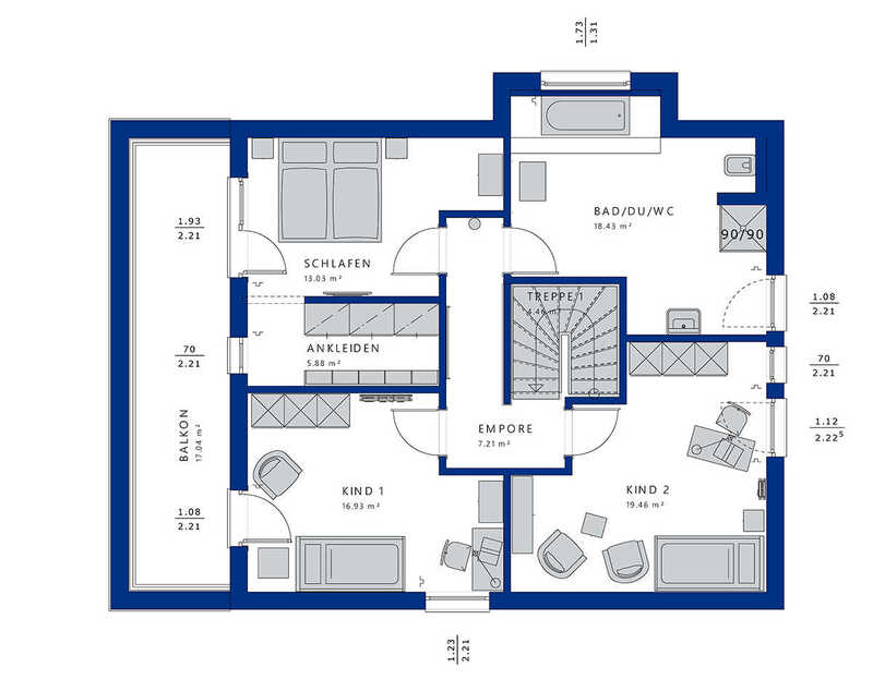 Bien-Zenker-Häuser-Einfamilienhaus-Evolution-163-V5-Grundriss-OG