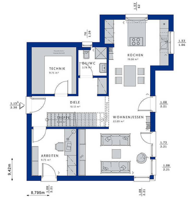Bien-Zenker-Häuser-Einfamilienhaus-Evolution-136-V4-Grundriss-EG