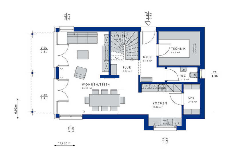 Bien-Zenker-Häuser-Einfamilienhaus-Balance-175-V2-Grundriss-EG