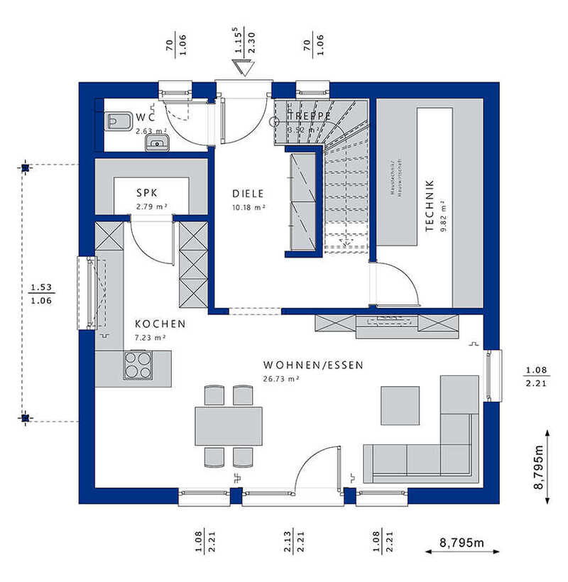 Bien-Zenker-Häuser-Einfamilienhaus-Evolution-124-V2-Grundriss-EG
