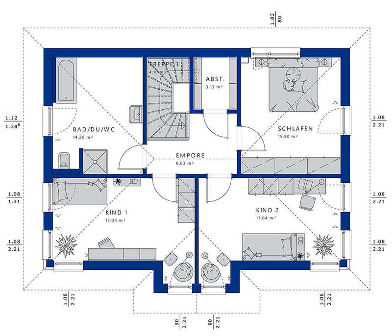Bien-Zenker-Häuser-Einfamilienhaus-Evolution-148-V4-Grundriss-OG