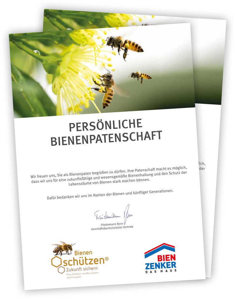 Bien-Zenker-Urkunde-Bienenpatenschaft