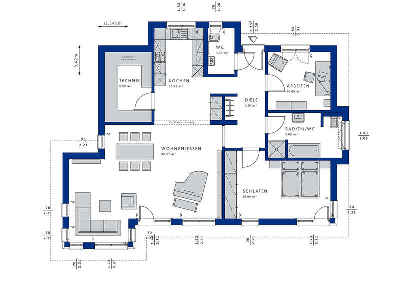 Bien-Zenker-Häuser-Bungalow-Ambience-100-V4-Grundriss-EG