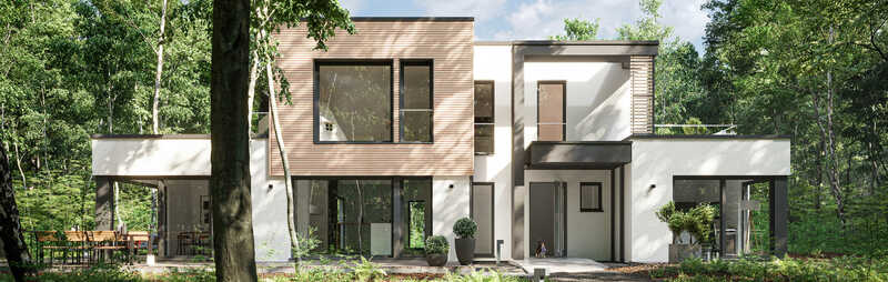 Bien-Zenker-Concept-M-168-Musterhaus-Erlangen-Fassadengestaltung-Außenwände