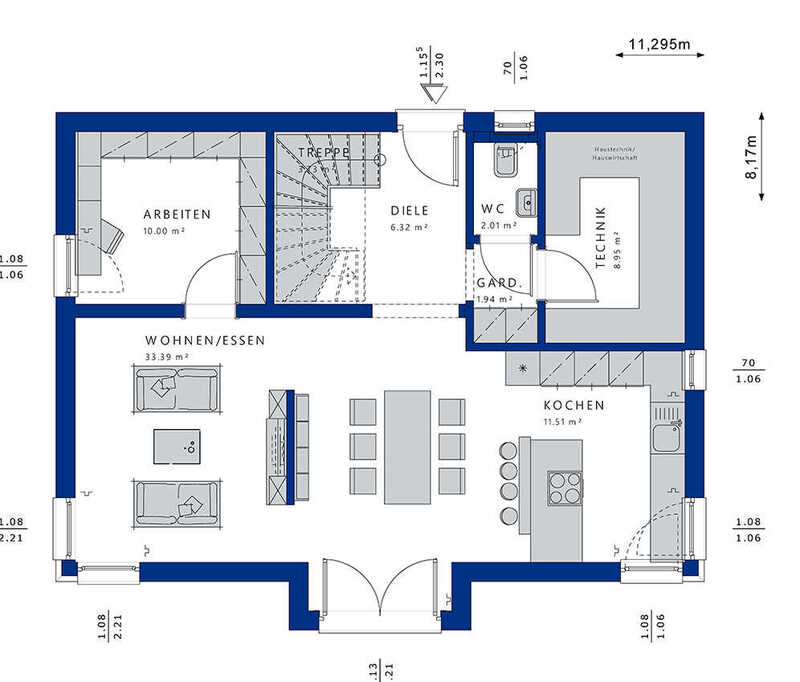 Bien-Zenker-Häuser-Einfamilienhaus-Evolution-148-V5-Grundriss-EG