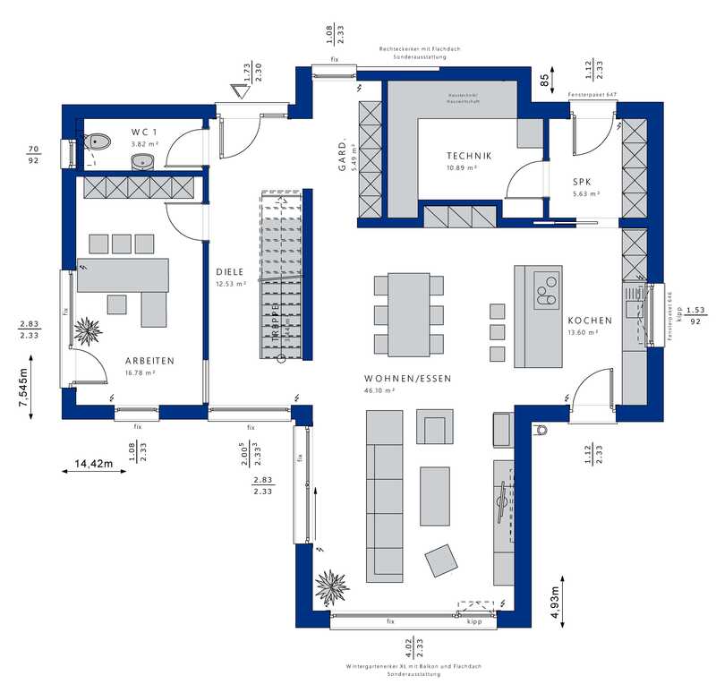 Bien-Zenker-Häuser-Einfamilienhaus-Concept-M-170-Musterhaus-Villingen-Schwenningen-Grundriss-EG