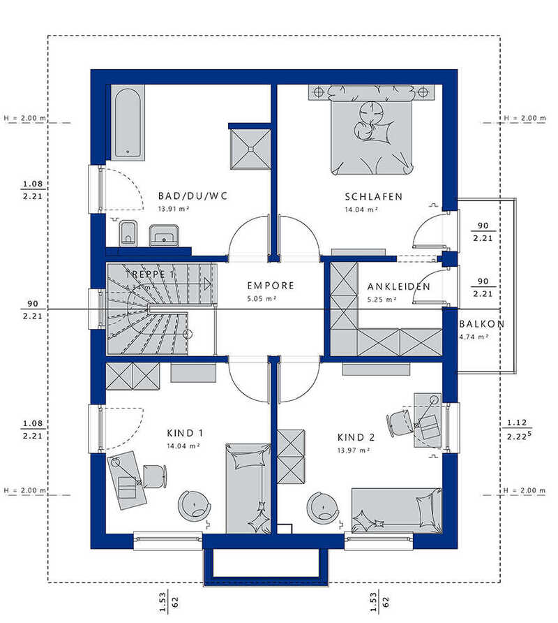 Bien-Zenker-Häuser-Einfamilienhaus-Evolution-139-V3-Grundriss-DG