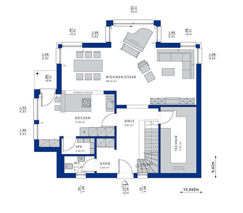 Bien-Zenker-Häuser-Einfamilienhaus-Evolution-154-V3-Grundriss-EG