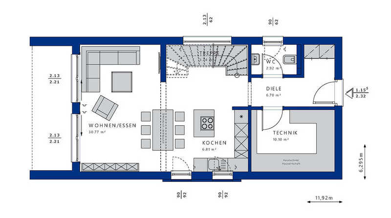 Bien-Zenker-Häuser-Einfamilienhaus-Balance-121-V3-Grundriss-EG