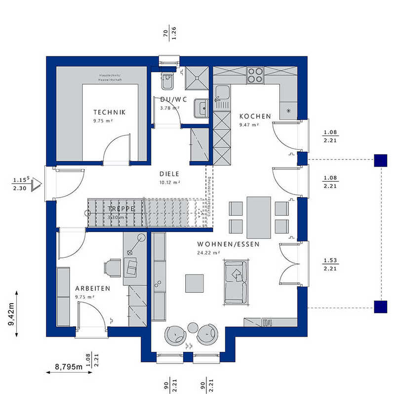 Bien-Zenker-Häuser-Einfamilienhaus-Evolution-136-V2-Grundriss-EG