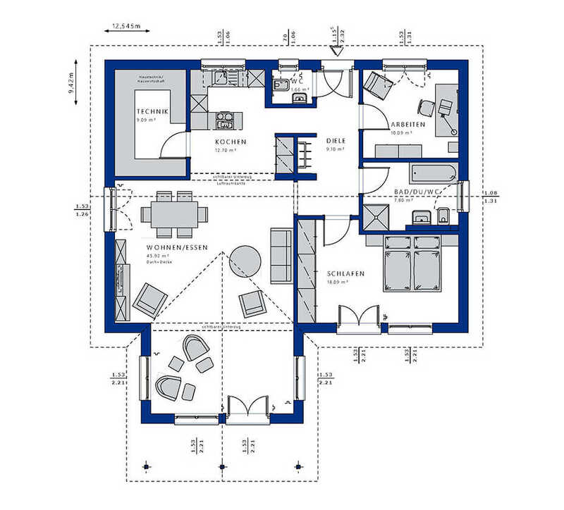 Bien-Zenker-Häuser-Bungalow-Ambience-100-V2-Grundriss-EG