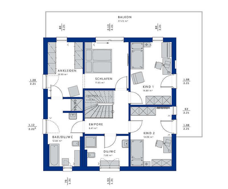 Bien-Zenker-Häuser-Einfamilienhaus-Evolution-161-V5-Grundriss-OG