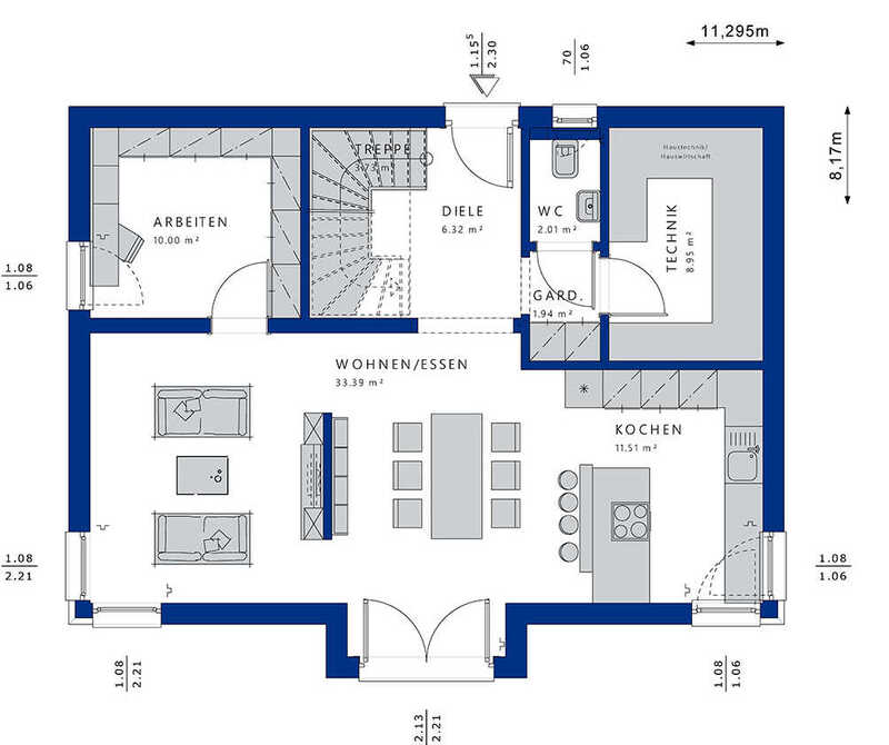 Bien-Zenker-Häuser-Einfamilienhaus-Evolution-148-V4-Grundriss-EG