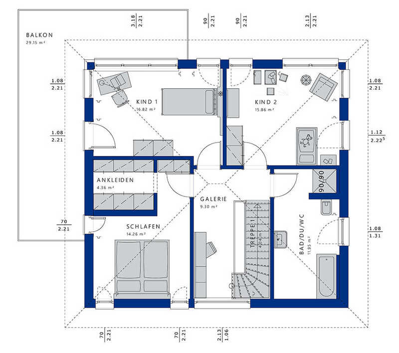 Bien-Zenker-Häuser-Einfamilienhaus-Evolution-154-V4-Grundriss-OG