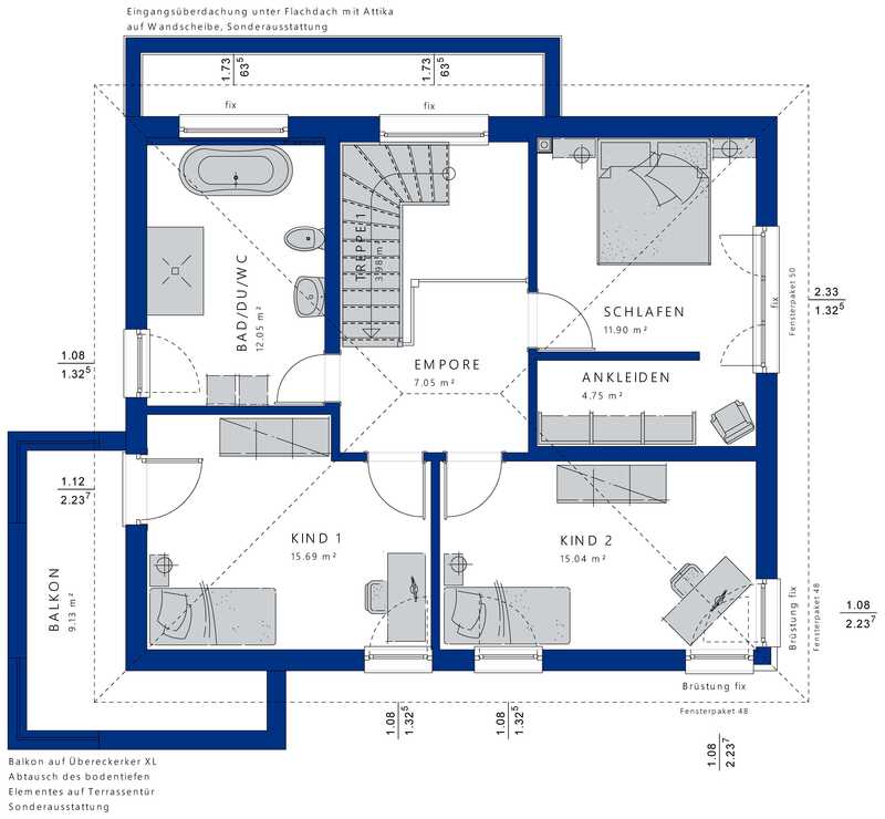 Bien-Zenker-Häuser-Einfamilienhaus-Concept-M-145-Musterhaus-Zweibrücken-Grundriss-OG