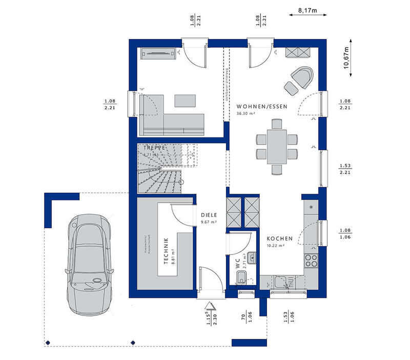 Bien-Zenker-Häuser-Einfamilienhaus-Evolution-139-V4-Grundriss-EG