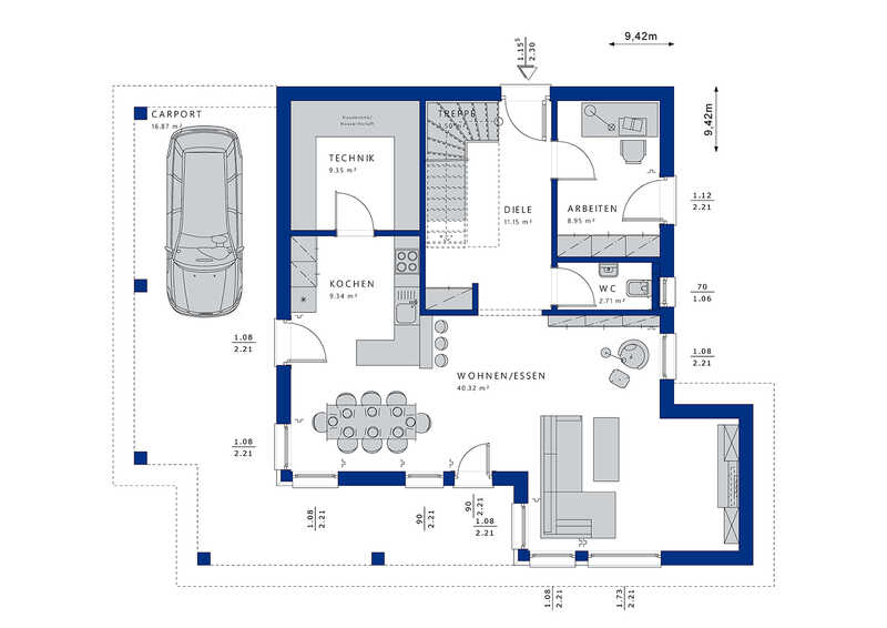 Bien-Zenker-Häuser-Einfamilienhaus-Evolution-143-V6-Grundriss-EG