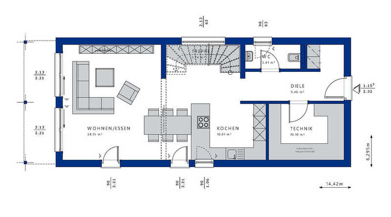 Bien-Zenker-Häuser-Einfamilienhaus-Balance-148-V2-Grundriss-EG