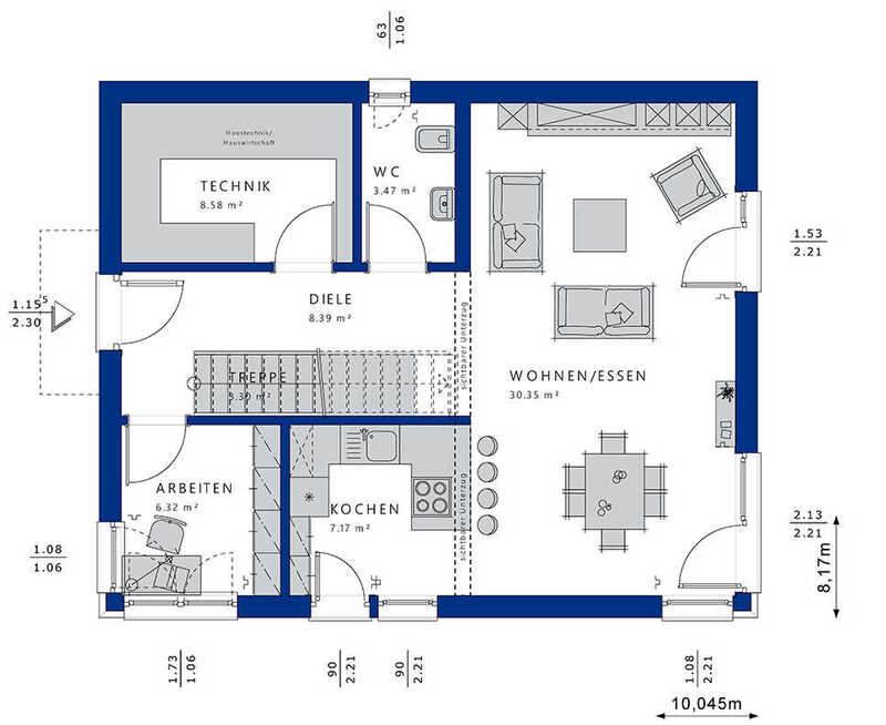 Bien-Zenker-Häuser-Einfamilienhaus-Evolution-134-V2-Grundriss-EG