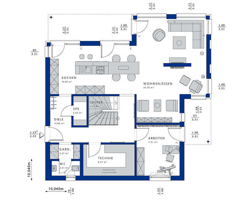 Bien-Zenker-Häuser-Einfamilienhaus-Evolution-161-V5-Grundriss-EG