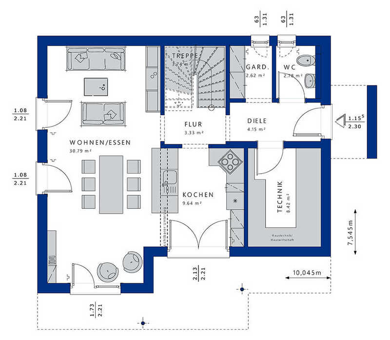 Bien-Zenker-Häuser-Einfamilienhaus-Evolution-122-V9-Grundriss-EG