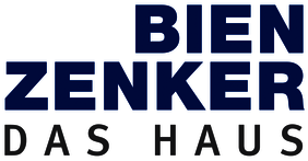 Blauer Logo-Schriftzug: Bien-Zenker Das Haus