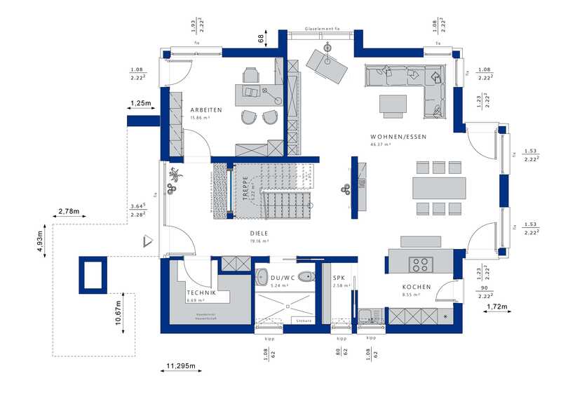 Bien-Zenker-Häuser-Einfamilienhaus-Concept-M-163-Musterhaus-München-Grundriss-EG