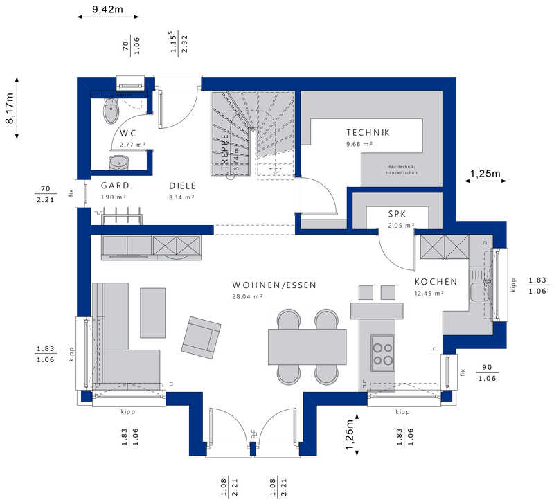 Bien-Zenker-Häuser-Einfamilienhaus-Edition-125-V2-Grundriss-EG