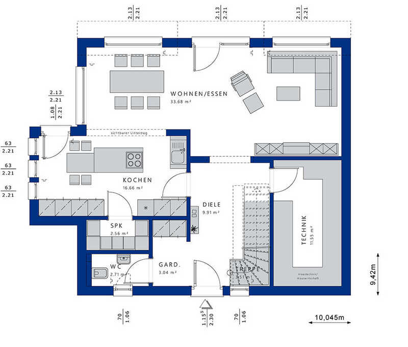 Bien-Zenker-Häuser-Einfamilienhaus-Evolution-154-V5-Grundriss-EG